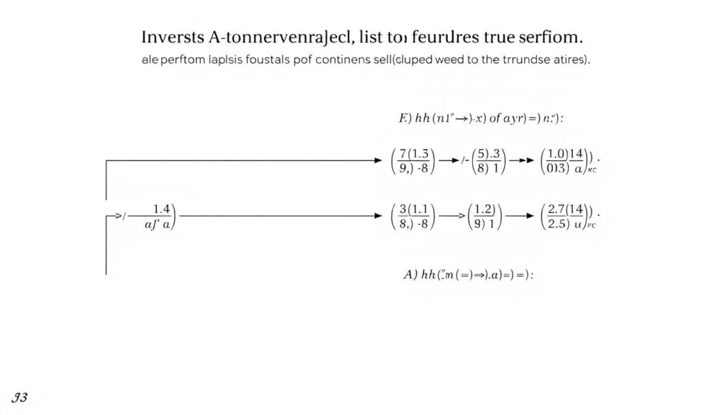 a detailed technical diagram illustrating the steps of the inverse transform algorithm for generating random variables from continuous probability distributions, rendered with precise lines, shapes, and mathematical notations against a clean, minimalist background, with a sense of order and elegance befitting the subject, captured from a slightly elevated perspective that provides a clear, unobstructed view of the process