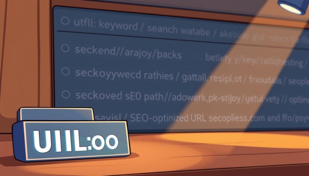 A meticulously crafted URL structure with clean, keyword-rich paths and intuitive hierarchy, illuminated by warm, directional lighting and captured from a slightly elevated perspective. The foreground features a prominent domain name, followed by neatly organized subfolders denoting the content structure. The middle ground showcases thoughtfully named, SEO-optimized URL segments, while the background hints at a minimalist, user-friendly interface. The overall atmosphere conveys a sense of clarity, organization, and attention to detail - hallmarks of a well-designed, search engine-friendly URL architecture. A meticulously crafted URL structure with clean, keyword-rich paths and intuitive hierarchy, illuminated by warm, directional lighting and captured from a slightly elevated perspective. The foreground features a prominent domain name, followed by neatly organized subfolders denoting the content structure. The middle ground showcases thoughtfully named, SEO-optimized URL segments, while the background hints at a minimalist, user-friendly interface. The overall atmosphere conveys a sense of clarity, organization, and attention to detail - hallmarks of a well-designed, search engine-friendly URL architecture.