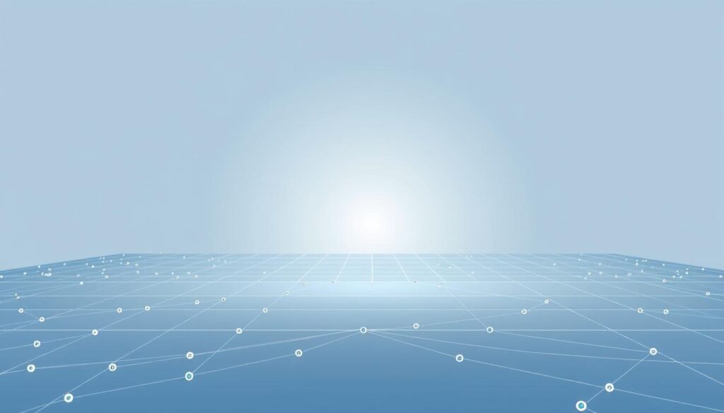 A modern, minimalist site architecture illustration with a focus on the interconnectedness of technical SEO and algorithm updates. In the foreground, a clean, geometric layout of interconnected nodes and lines, representing the various technical elements that comprise a website's structure. The middle ground features a sleek, metallic grid, symbolizing the framework of search engine algorithms. In the background, a soft, ethereal glow emanates, hinting at the ever-evolving nature of the digital landscape. The lighting is crisp and directional, casting subtle shadows that accentuate the depth and dimension of the scene. The overall composition conveys a sense of balance, harmony, and the importance of aligning technical SEO strategies with search engine algorithm updates.