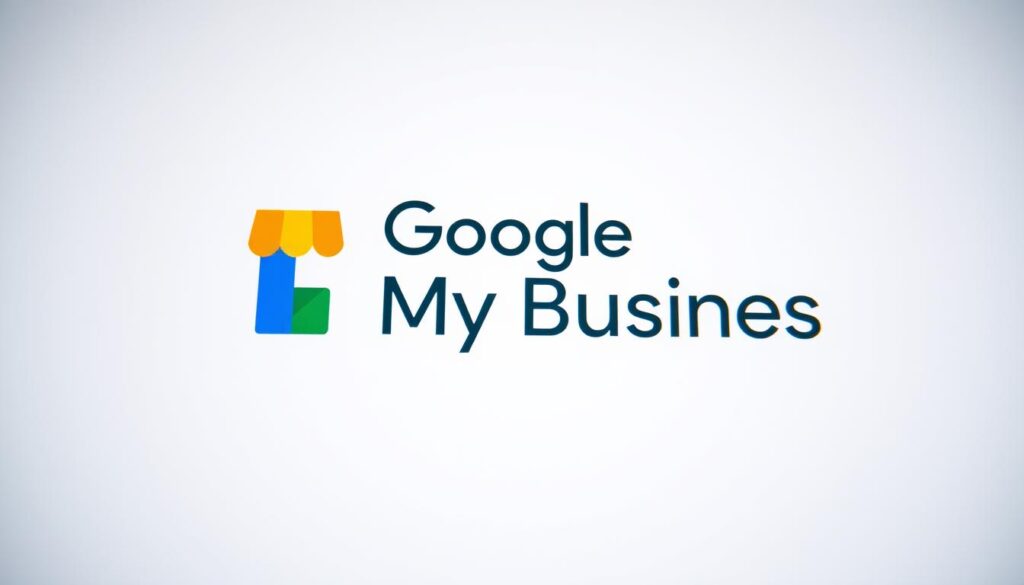 A vibrant, high-resolution photograph of the Google My Business logo, set against a clean, minimalist background. The logo is prominently displayed, its iconic colors and simple design capturing the essence of the platform. The lighting is soft and natural, creating a sense of depth and dimension. The camera is positioned at a slight angle, giving the image a dynamic, professional feel. The overall mood is one of clarity, authority, and trustworthiness, reflecting the importance of Google My Business as an essential local business listing platform.