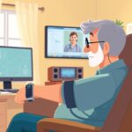 telehealth remote monitoring for at-home care
