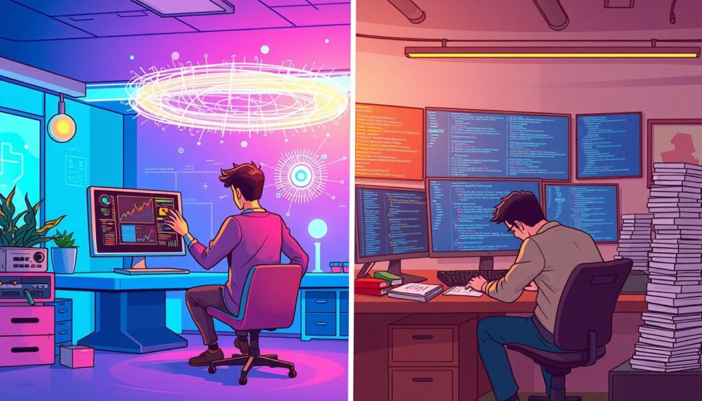 vibe coding vs traditional coding