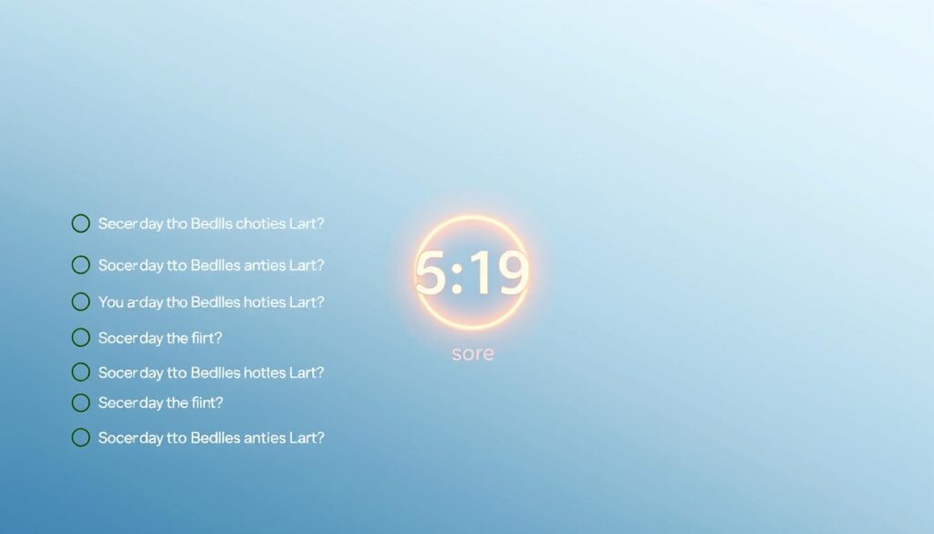A modern, minimalist quiz results screen with a clean, elegant layout. The background is a soft, soothing gradient of blues and greys, creating a calming atmosphere. In the foreground, a series of multiple-choice questions are displayed, each with crisp, high-contrast typography and simple icons to denote the correct answers. The user's score is prominently featured in the center, highlighted with a warm, golden glow to create a sense of achievement. The overall composition is balanced and inviting, drawing the viewer's attention to the key elements of the quiz experience. A modern, minimalist quiz results screen with a clean, elegant layout. The background is a soft, soothing gradient of blues and greys, creating a calming atmosphere. In the foreground, a series of multiple-choice questions are displayed, each with crisp, high-contrast typography and simple icons to denote the correct answers. The user's score is prominently featured in the center, highlighted with a warm, golden glow to create a sense of achievement. The overall composition is balanced and inviting, drawing the viewer's attention to the key elements of the quiz experience.