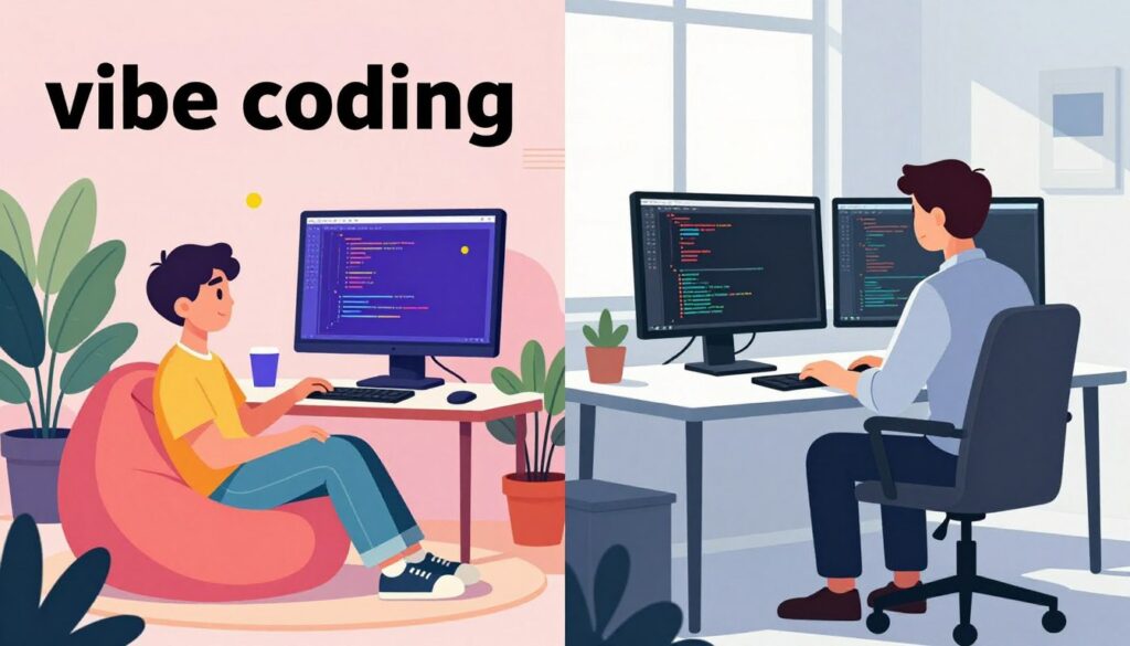 Vibe Coding vs Traditional Coding