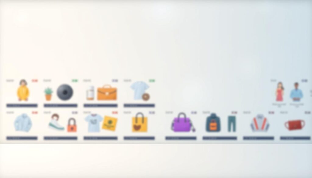 A modern, minimalist e-commerce product recommendation display. In the foreground, a clean grid layout showcases a range of relevant product images, each with a subtle drop shadow for depth. The middle ground features a sleek, white background with a soft, diffused lighting that creates a sense of clarity and focus. In the background, a blurred, gradient-based pattern suggests a sophisticated digital interface, hinting at the AI-powered personalization behind the recommendations. The overall aesthetic conveys a sense of elegance, efficiency, and data-driven curation - reflecting the ecommerce-first approach of Klaviyo and Drip. A modern, minimalist e-commerce product recommendation display. In the foreground, a clean grid layout showcases a range of relevant product images, each with a subtle drop shadow for depth. The middle ground features a sleek, white background with a soft, diffused lighting that creates a sense of clarity and focus. In the background, a blurred, gradient-based pattern suggests a sophisticated digital interface, hinting at the AI-powered personalization behind the recommendations. The overall aesthetic conveys a sense of elegance, efficiency, and data-driven curation - reflecting the ecommerce-first approach of Klaviyo and Drip.