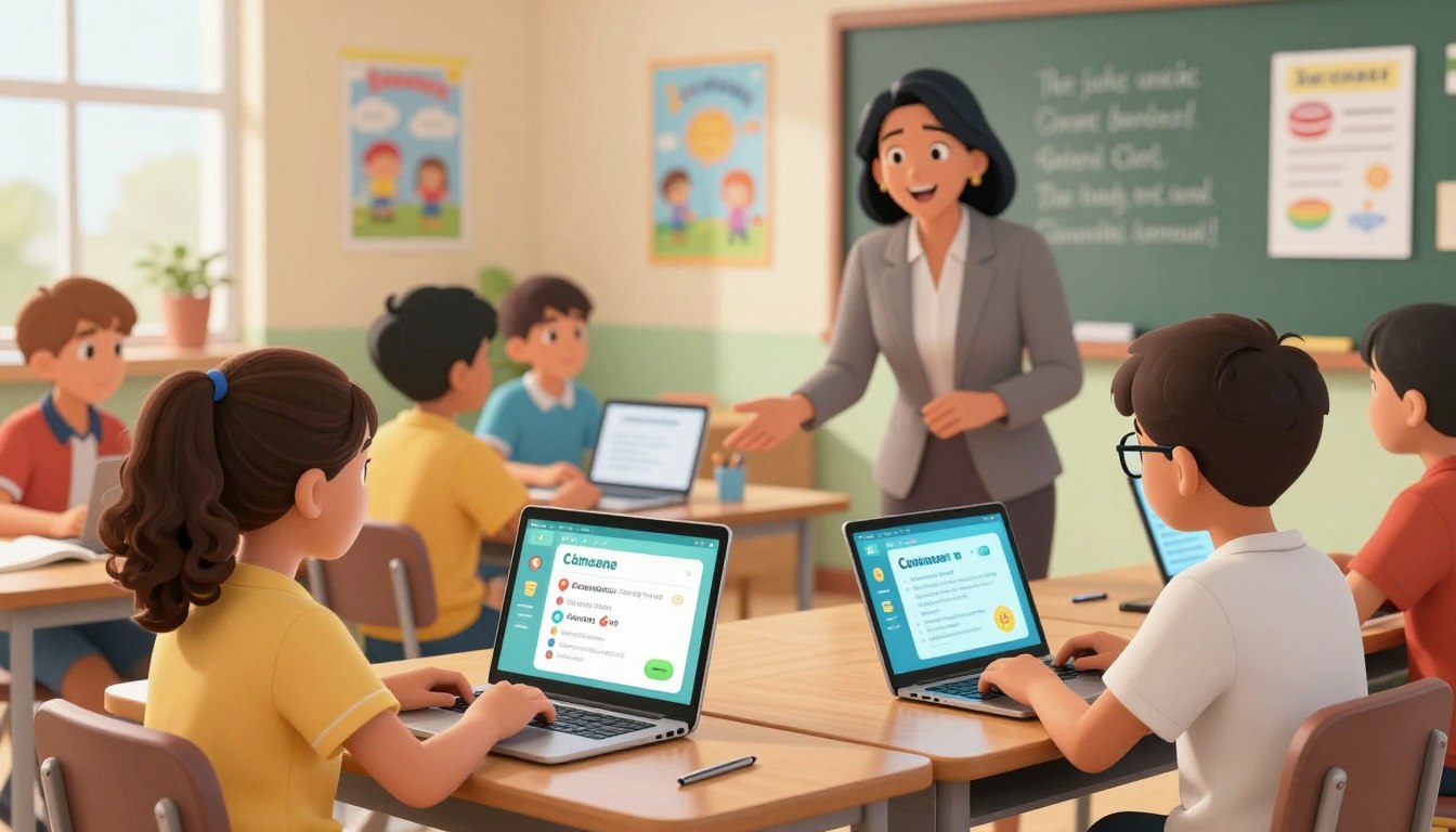 Bilingual Learning with AI