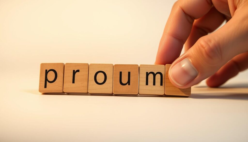 A close-up view of a human hand carefully crafting a word "prompt" out of wooden letter blocks, set against a plain backdrop. The lighting is soft and diffused, creating a warm, contemplative atmosphere. The fingers gently arrange the letters, with a sense of precision and intention. The camera angle is slightly elevated, allowing the viewer to observe the act of creation from an intimate perspective. The overall composition conveys the importance of carefully constructing language to achieve reliable results, as a metaphor for the process of developing effective prompts for AI models. A close-up view of a human hand carefully crafting a word "prompt" out of wooden letter blocks, set against a plain backdrop. The lighting is soft and diffused, creating a warm, contemplative atmosphere. The fingers gently arrange the letters, with a sense of precision and intention. The camera angle is slightly elevated, allowing the viewer to observe the act of creation from an intimate perspective. The overall composition conveys the importance of carefully constructing language to achieve reliable results, as a metaphor for the process of developing effective prompts for AI models.