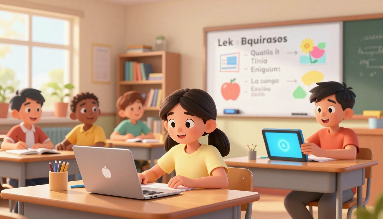 Bilingual Learning with AI