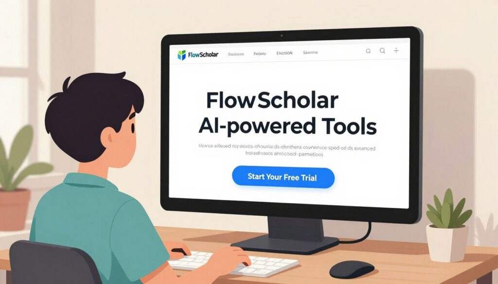 Discover how to streamline your academic workload with FlowScholar's AI-powered tools. <button>Try for Free</button>