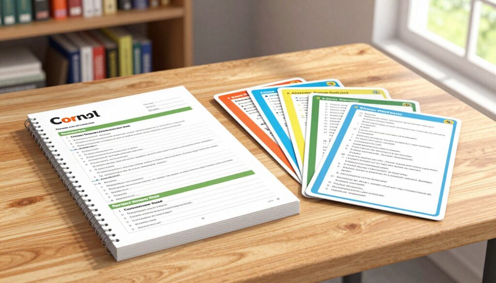 The Note-Taking Stack: Cornell Notes + Review Cards + Quick Quizzes