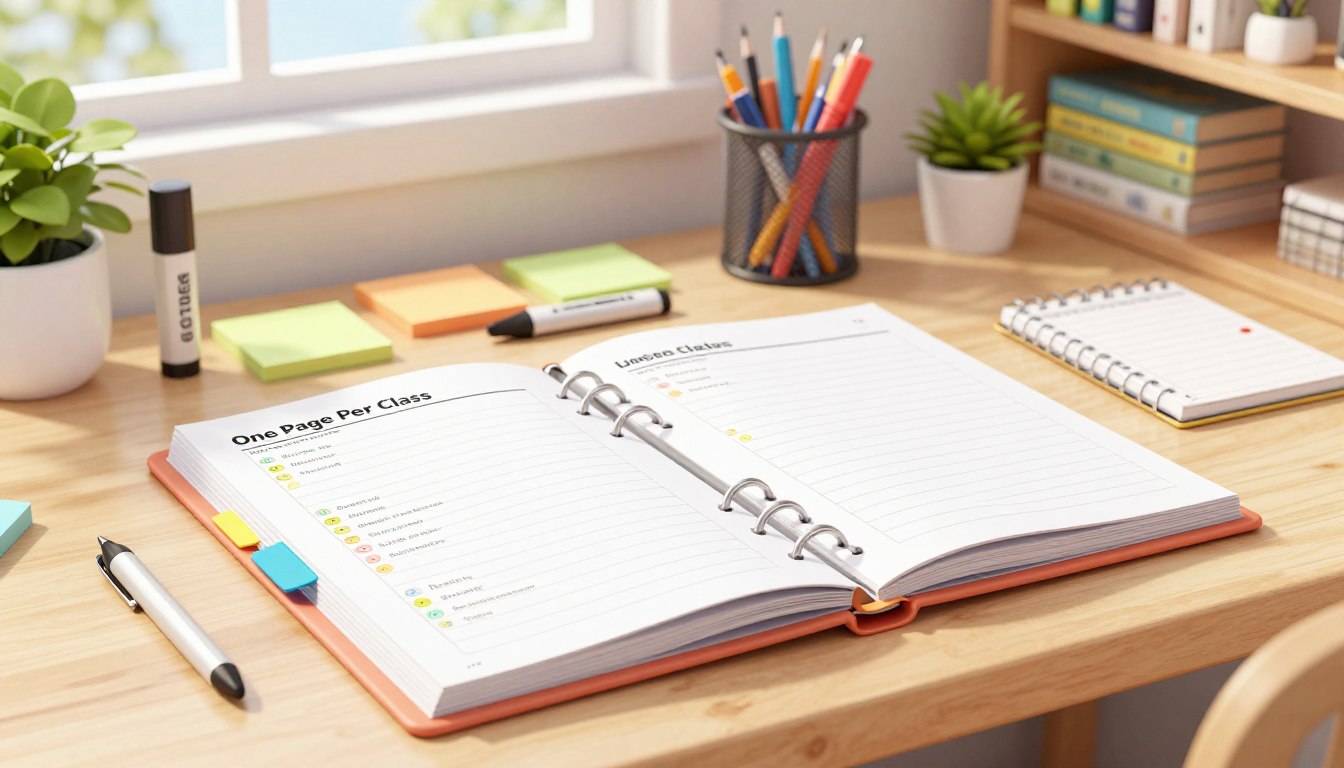 The “One Page Per Class” Organization Method for Straight A’s