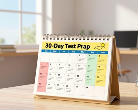 A 30-Day Test Prep Calendar for Busy Students