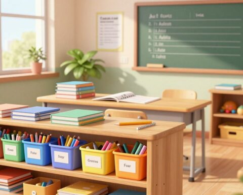 A Simple System for Managing Classroom Materials