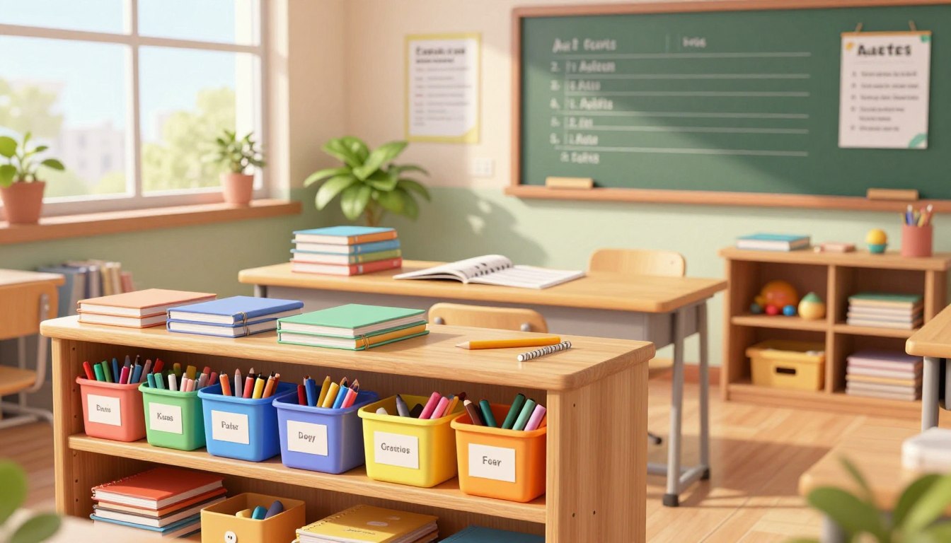 A Simple System for Managing Classroom Materials