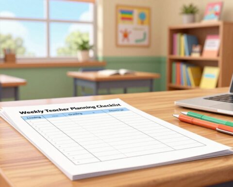 A Weekly Teacher Planning Checklist (Copy/Paste Ready)
