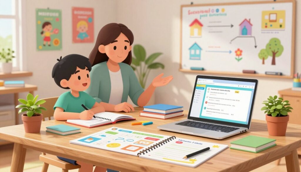 FlowScholar Homeschool System: Plans, Reading, Writing, and Progress