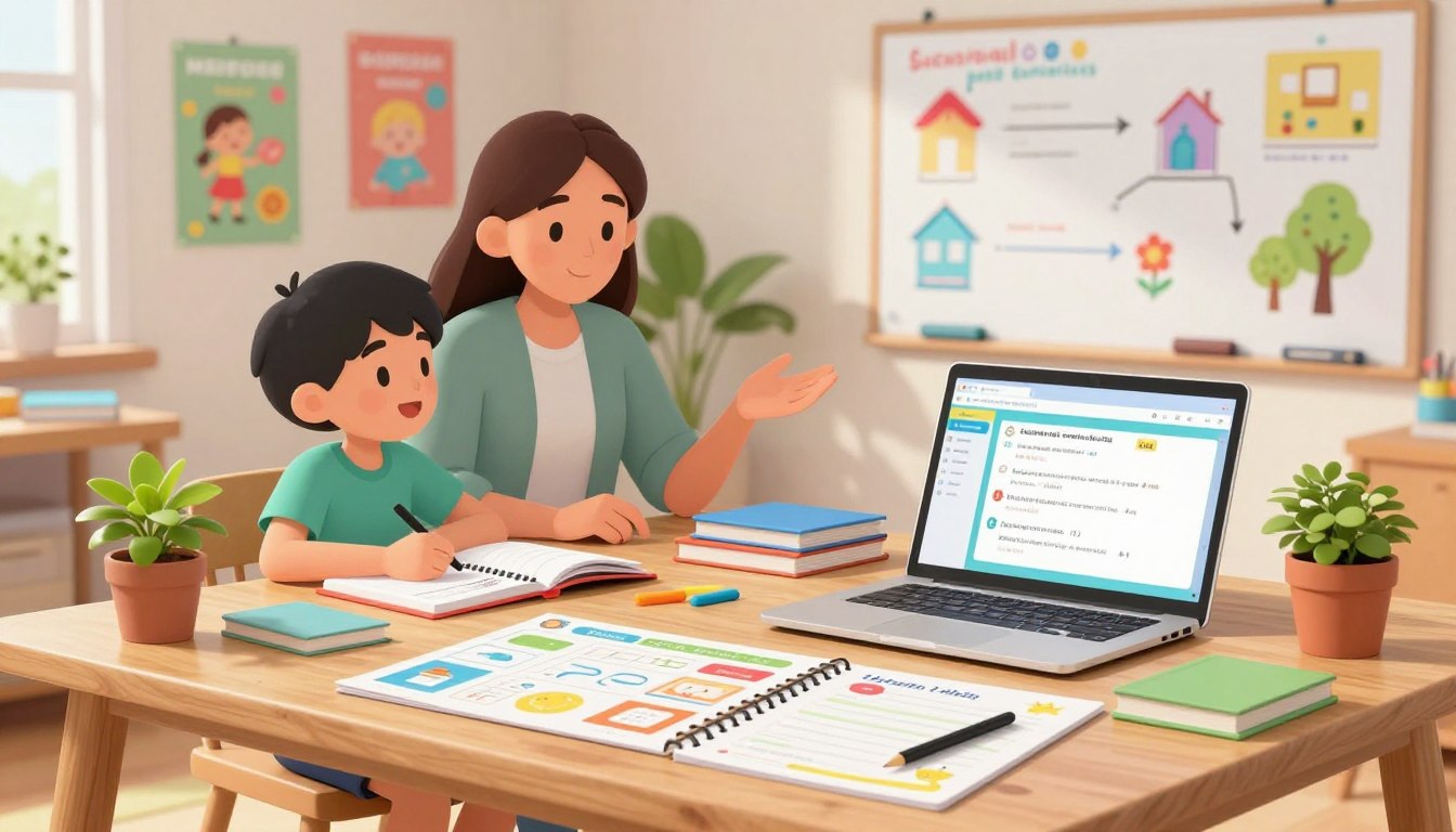 FlowScholar Homeschool System: Plans, Reading, Writing, and Progress