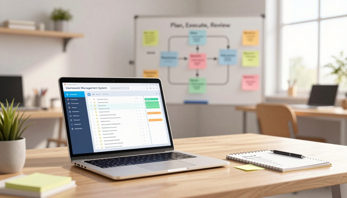 FlowScholar Homework System: Plan, Execute, Review—On Repeat