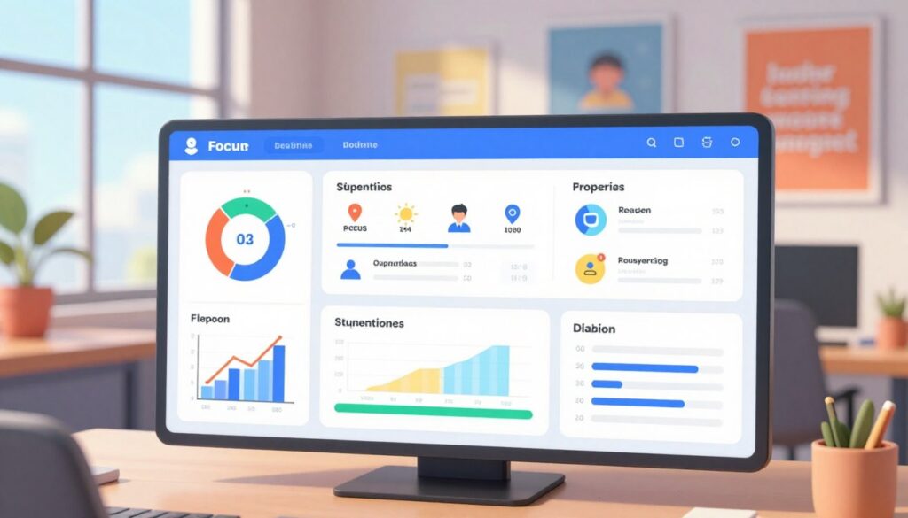 FlowScholar Student Dashboard: Track Assignments, Focus, and Progress