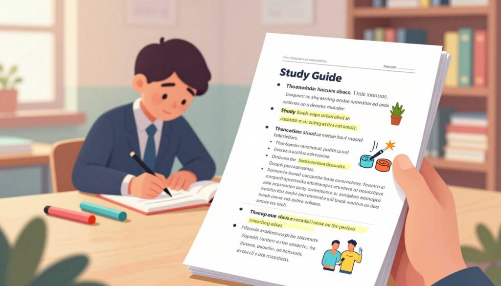 How to Create a One-Page Study Guide That Actually Helps