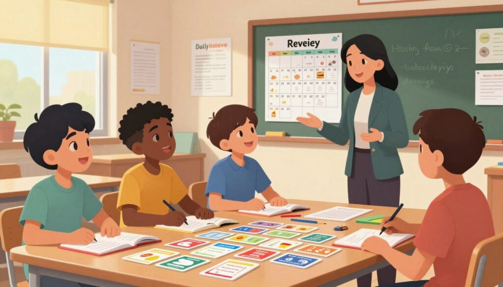 The Best Classroom Review Routine: Daily, Weekly, Monthly