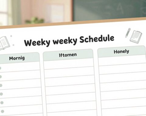 The Best Weekly Template for Busy Students