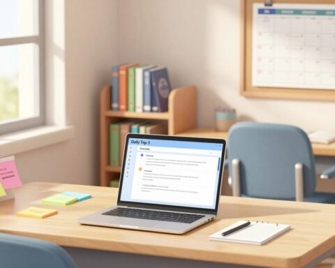 The “Daily Top 3” Method for High School Students