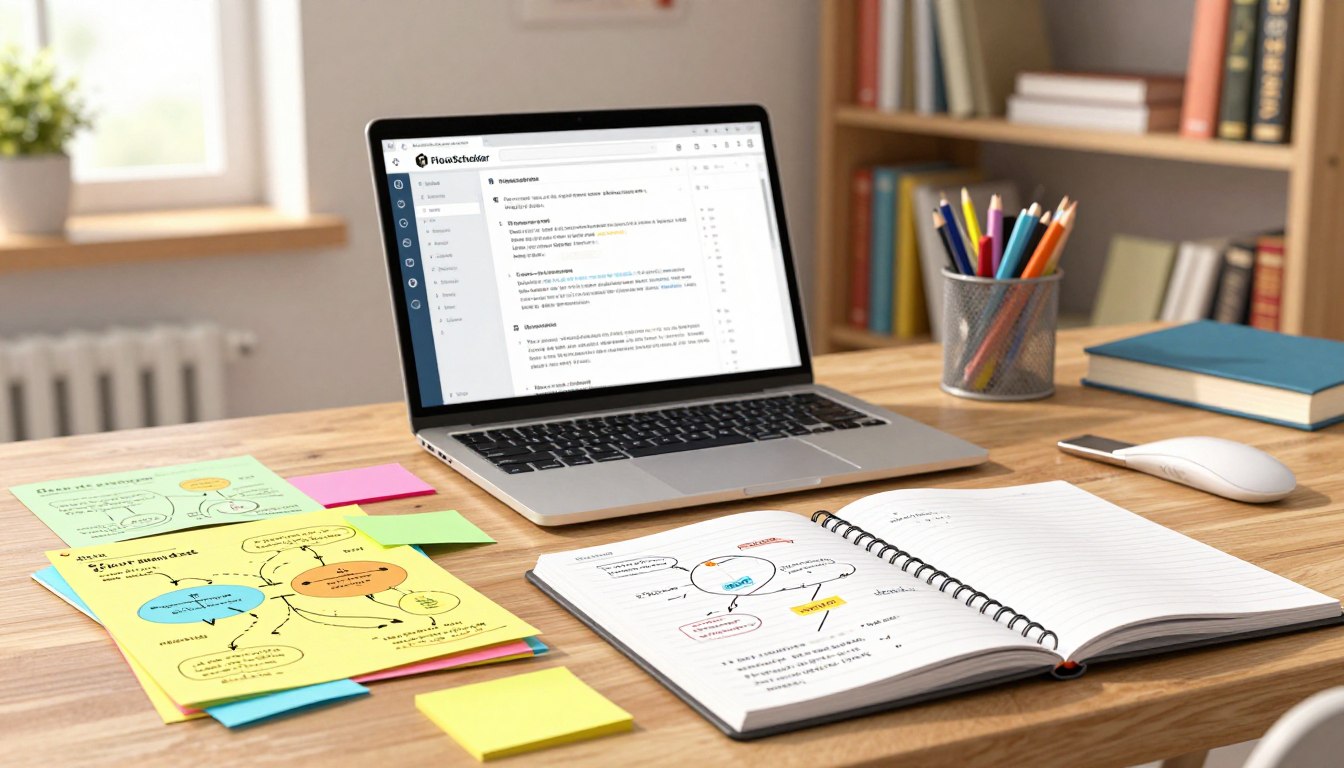 FlowScholar.com study notes tool