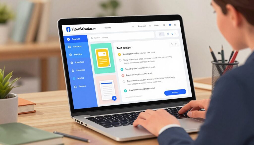 FlowScholar.com test review tool
