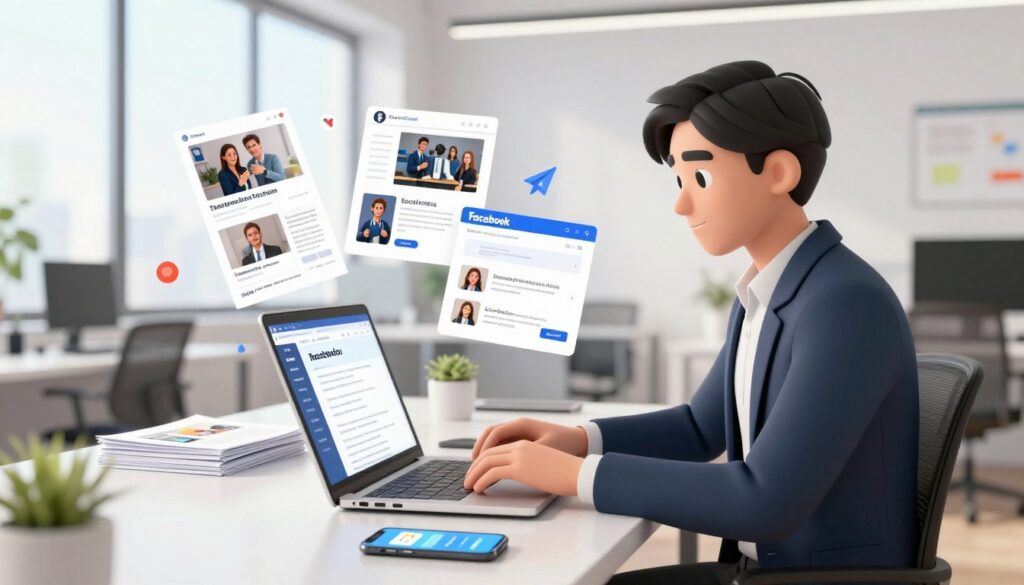 create more Facebook content in less time