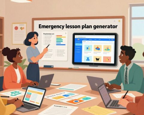 emergency lesson plan generator