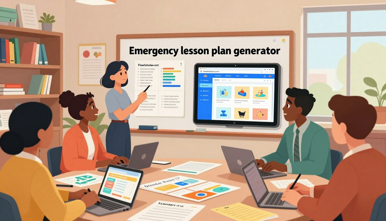 emergency lesson plan generator