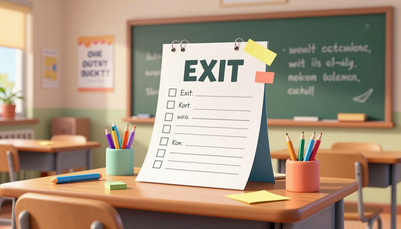 exit ticket generator for teachers