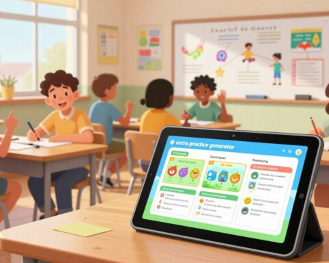 extra practice generator for classroom learning