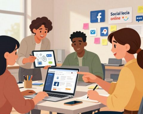 stay active on Facebook