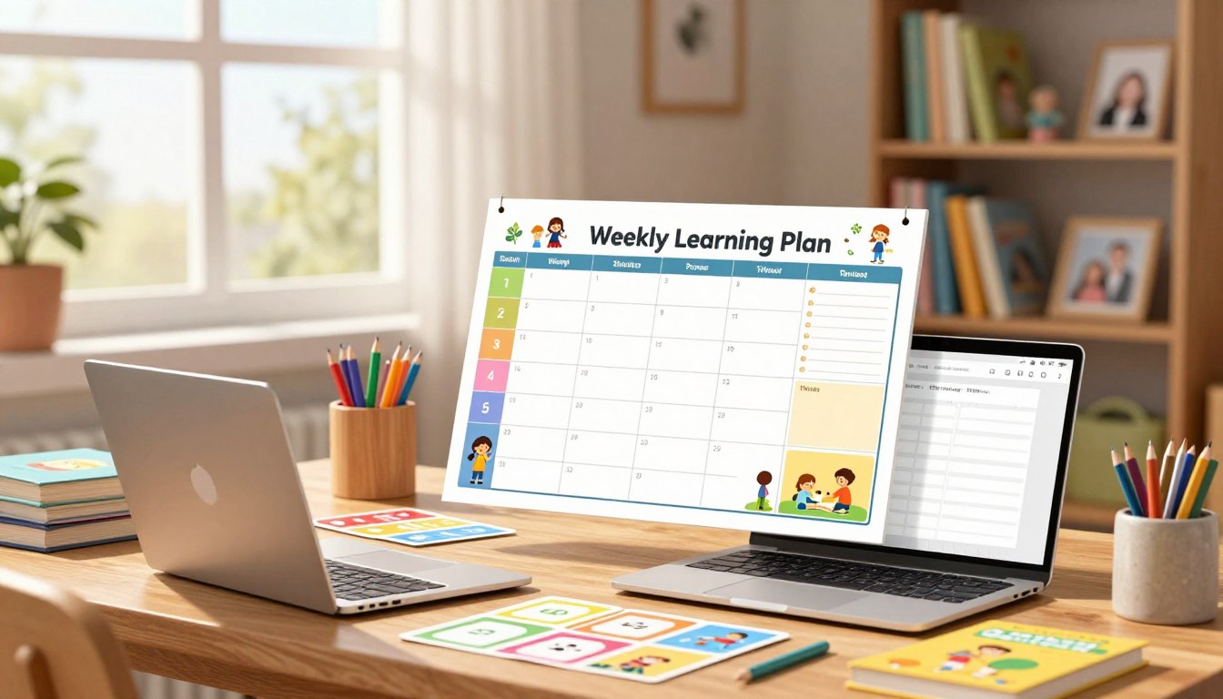 homeschool weekly learning plan tool