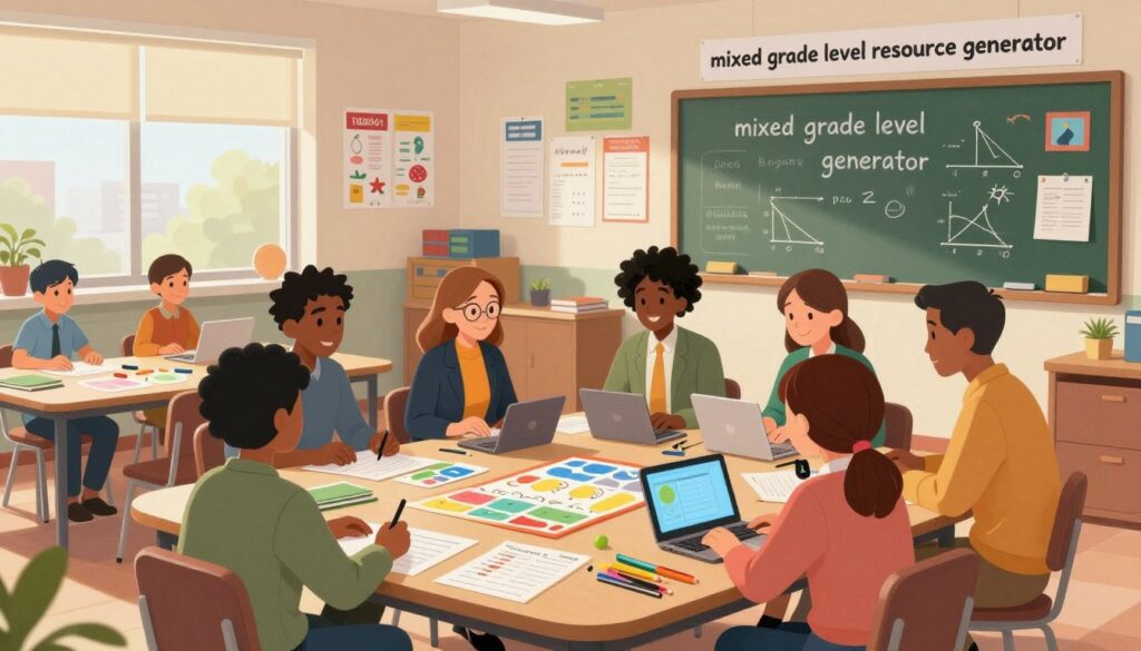 mixed grade level resource generator