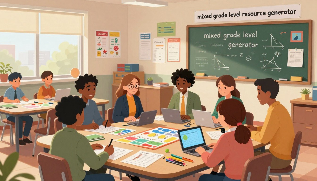 mixed grade level resource generator